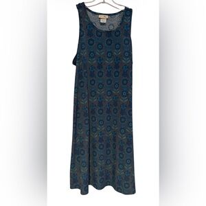 Natural Life sleeveless tank shift dress size small scandi girl
